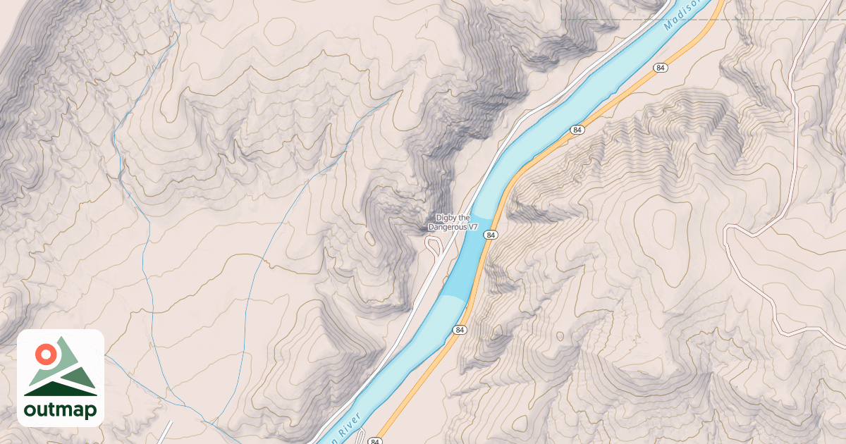 Map of Digby the Dangerous