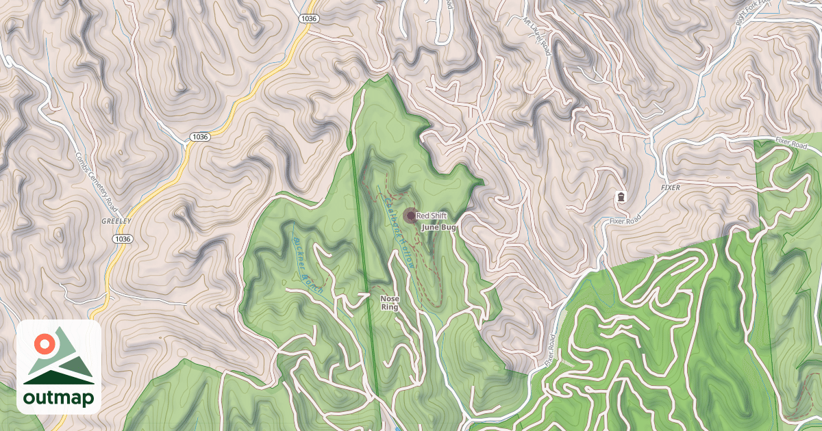 Map of Red Shift