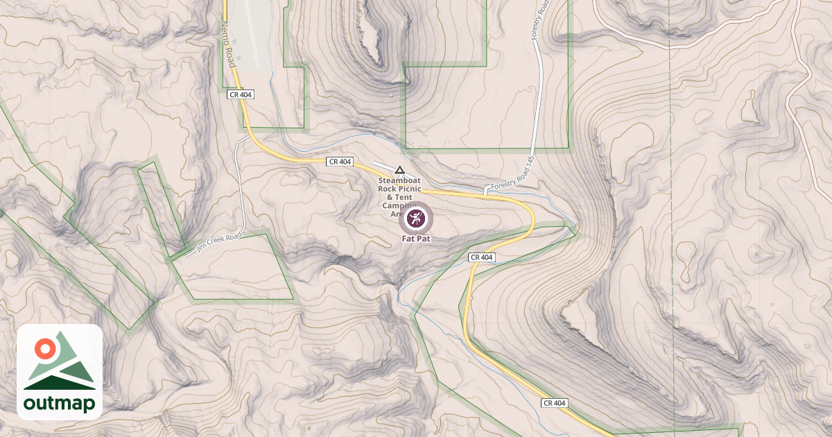 Map of Fat Pat
