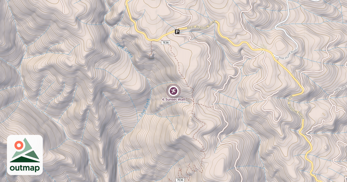 Map of 4. Sunset Wall