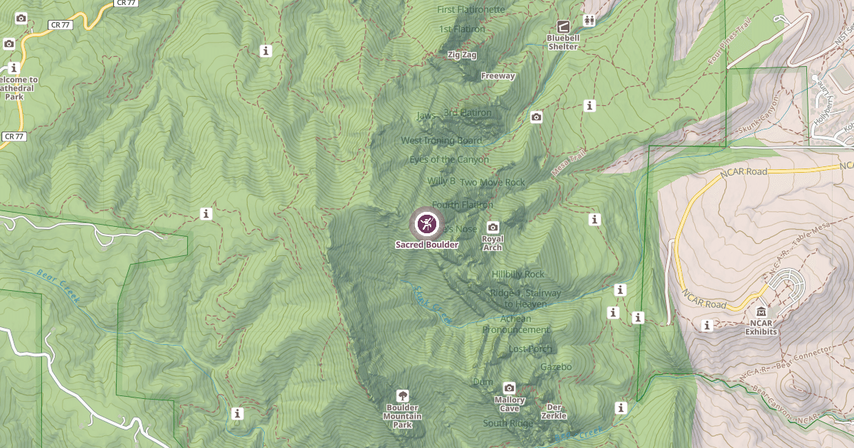 Map preview of Sacred Boulder