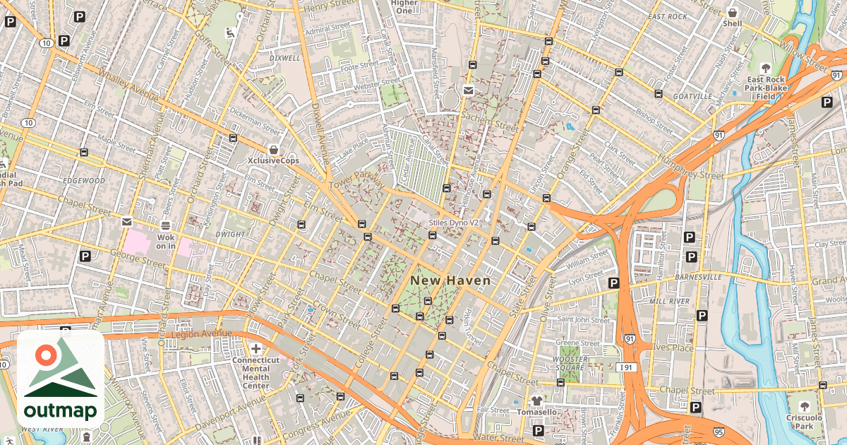 Map of Stiles Dyno