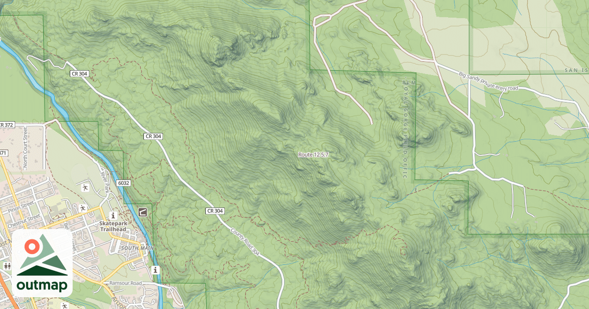 Map of Route 12