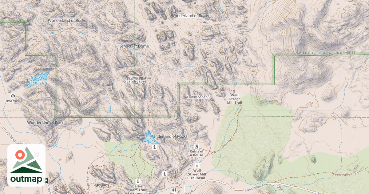 Map of Cuddlebone