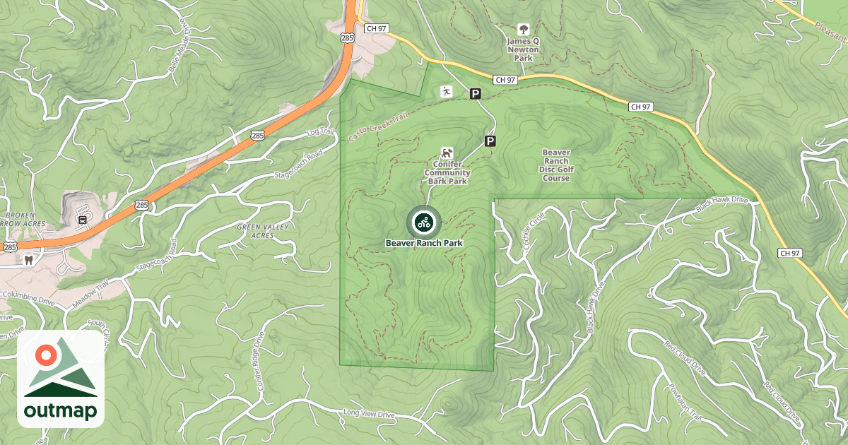 Map of Beaver Ranch Park