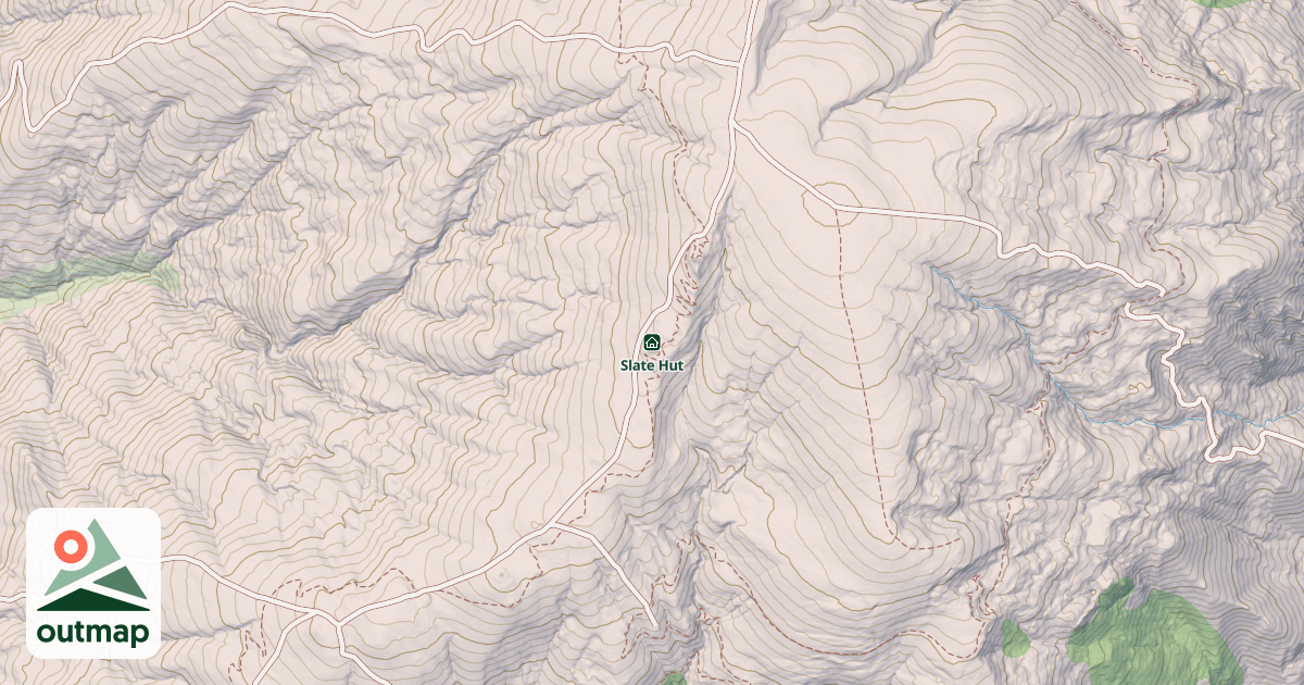 Map of Slate Hut