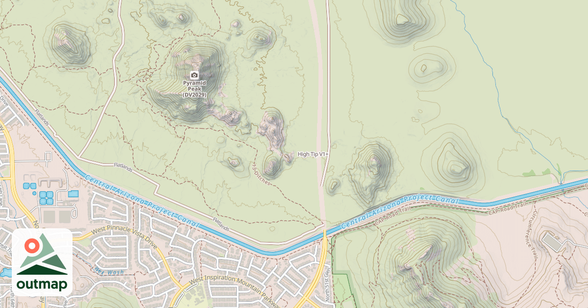 Map of High Tip
