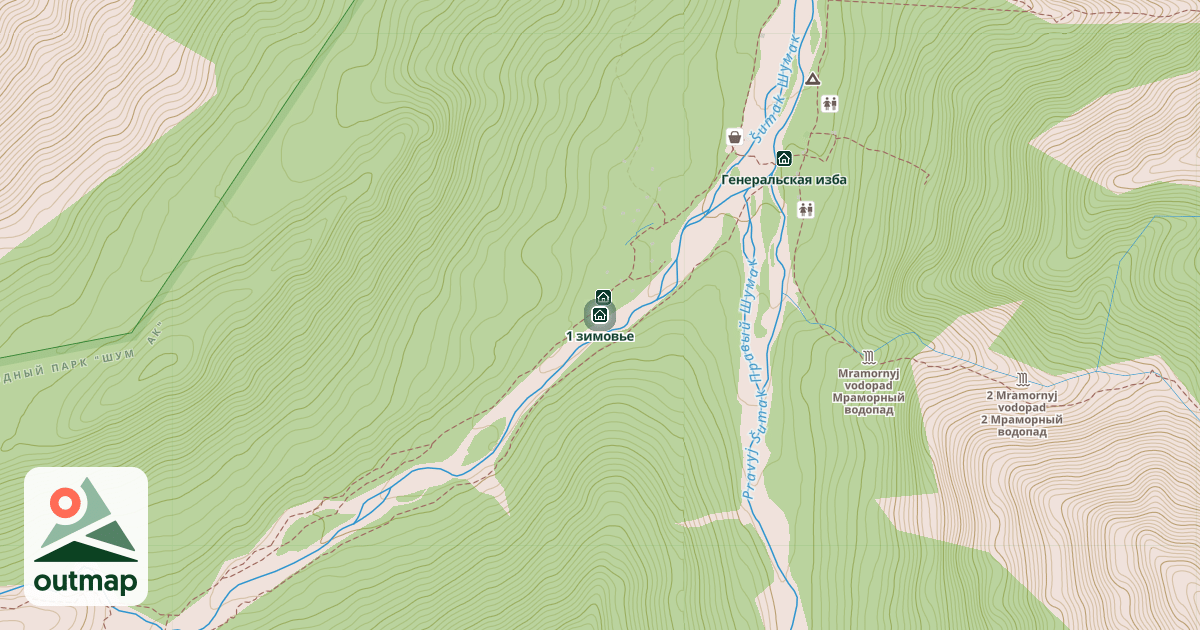 Map of 1 зимовье