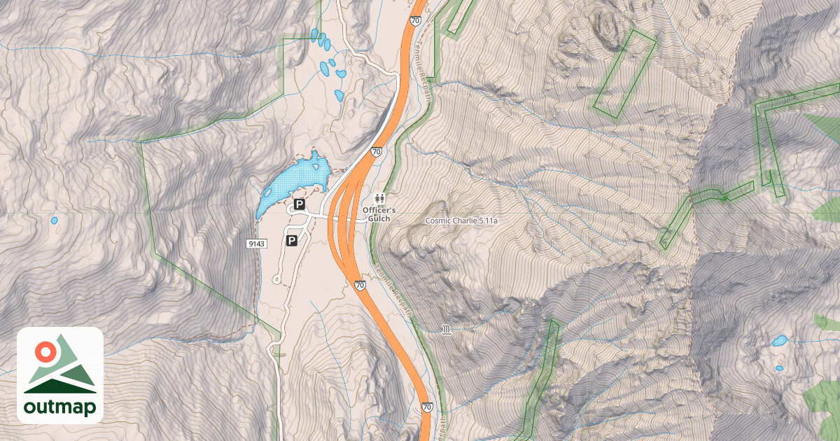 Map of Cosmic Charlie