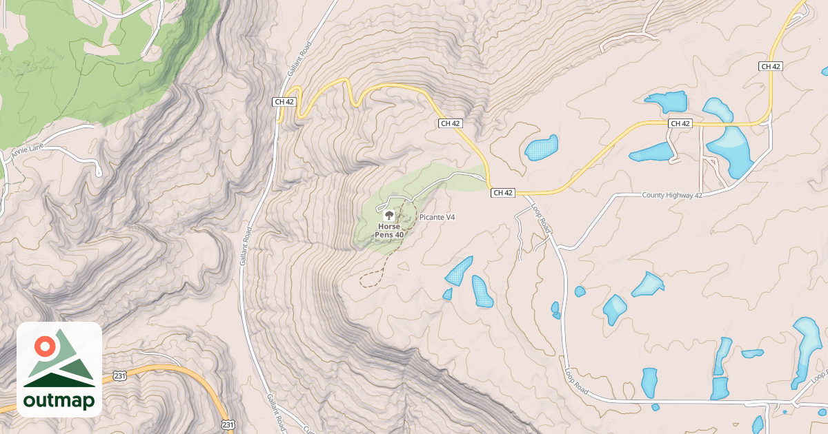 Map of Picante