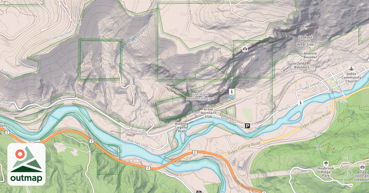 Map of ZAP! Right Between the Eyes