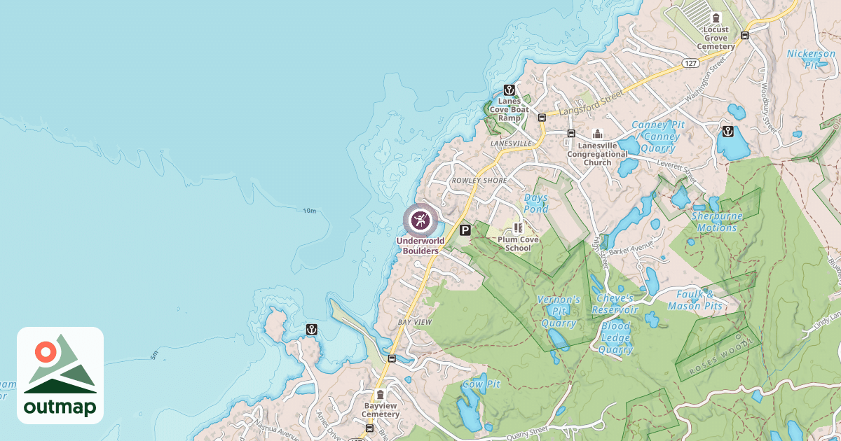 Map of Underworld Boulders