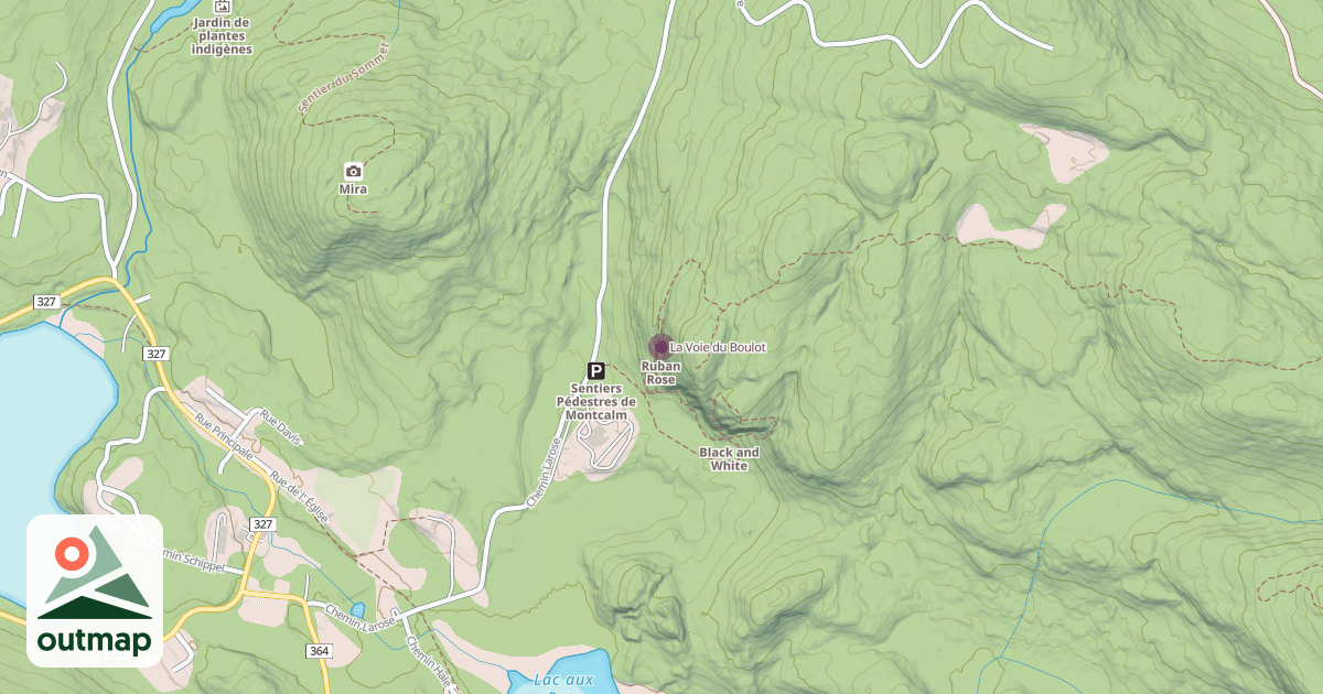 Map of La Voie du Boulot