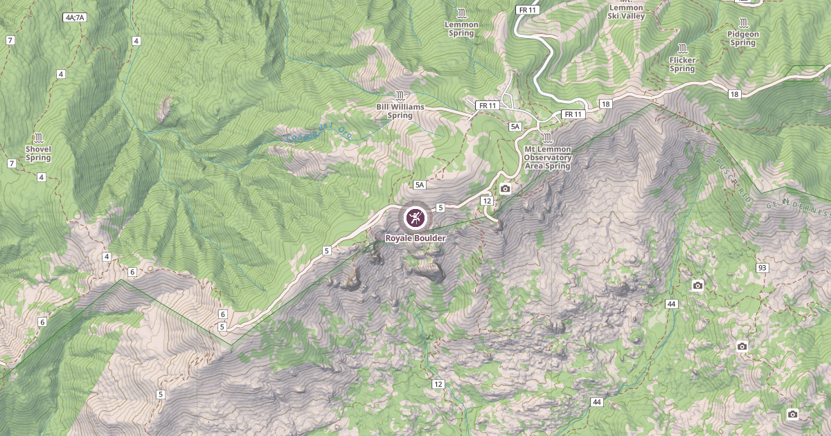 Map preview of Royale Boulder