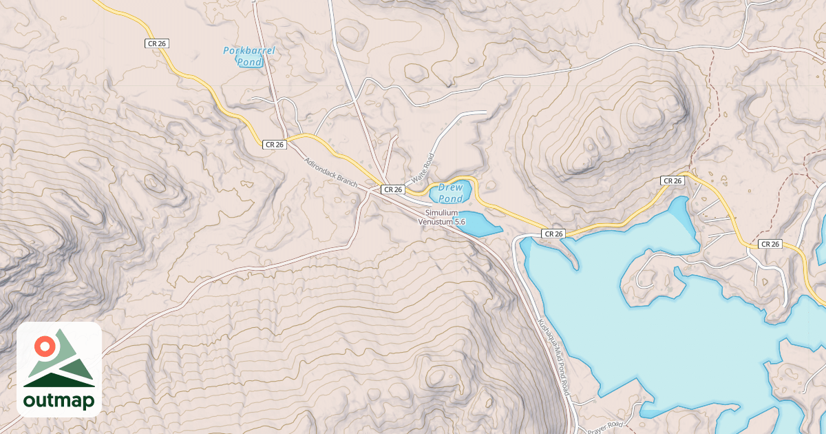 Map of Simulium Venustum