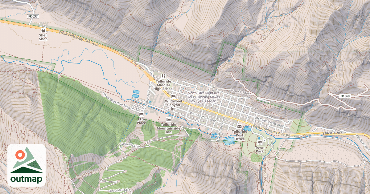 Map of North Face Right aka Your Climbing Makes My Eyes Bleed