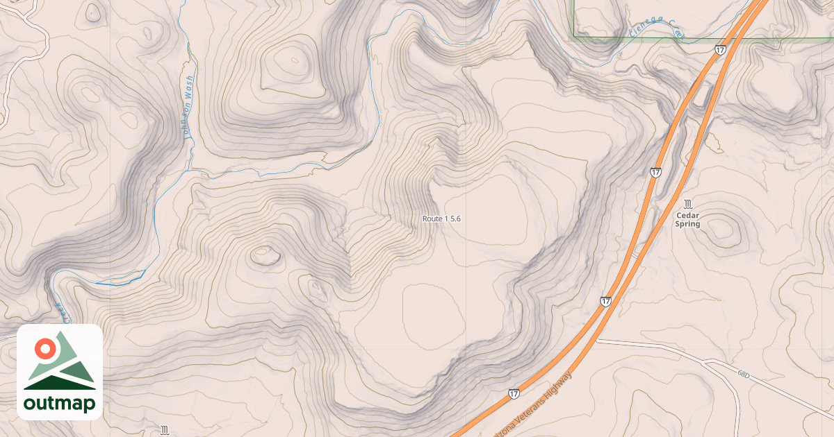 Map of Route 1