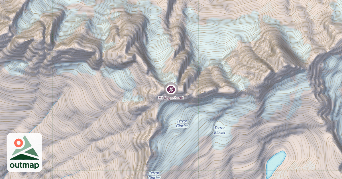Map of Mt Degenhardt