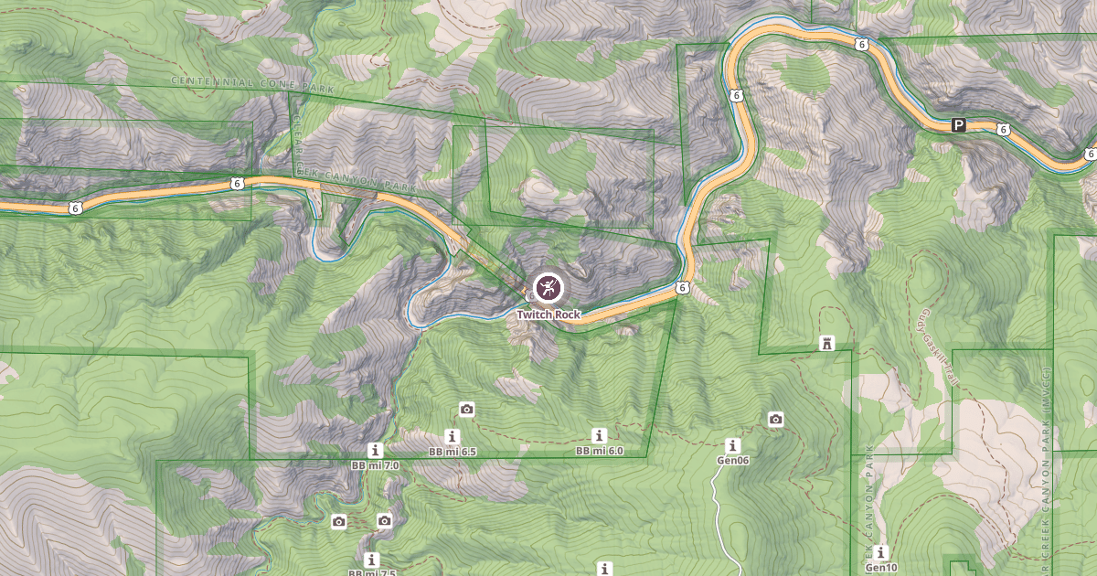 Map preview of Twitch Rock