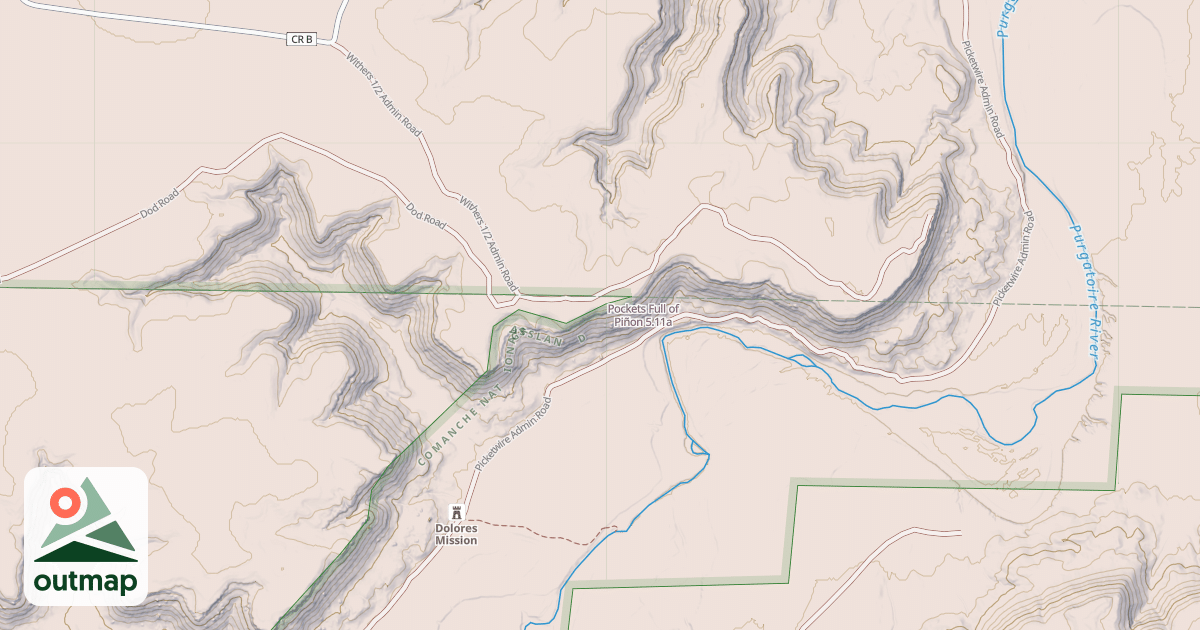 Map of Pockets Full of Piñon