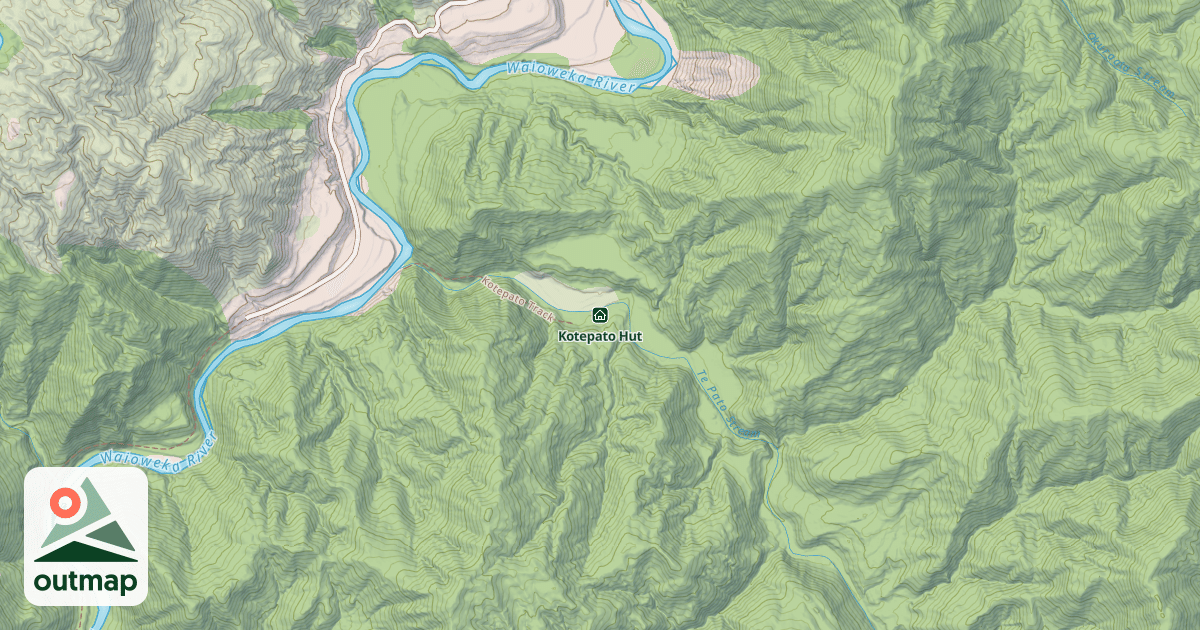 Map of Kotepato Hut