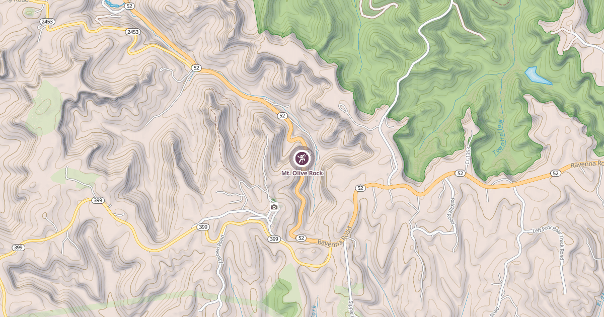 Map preview of Mt. Olive Rock