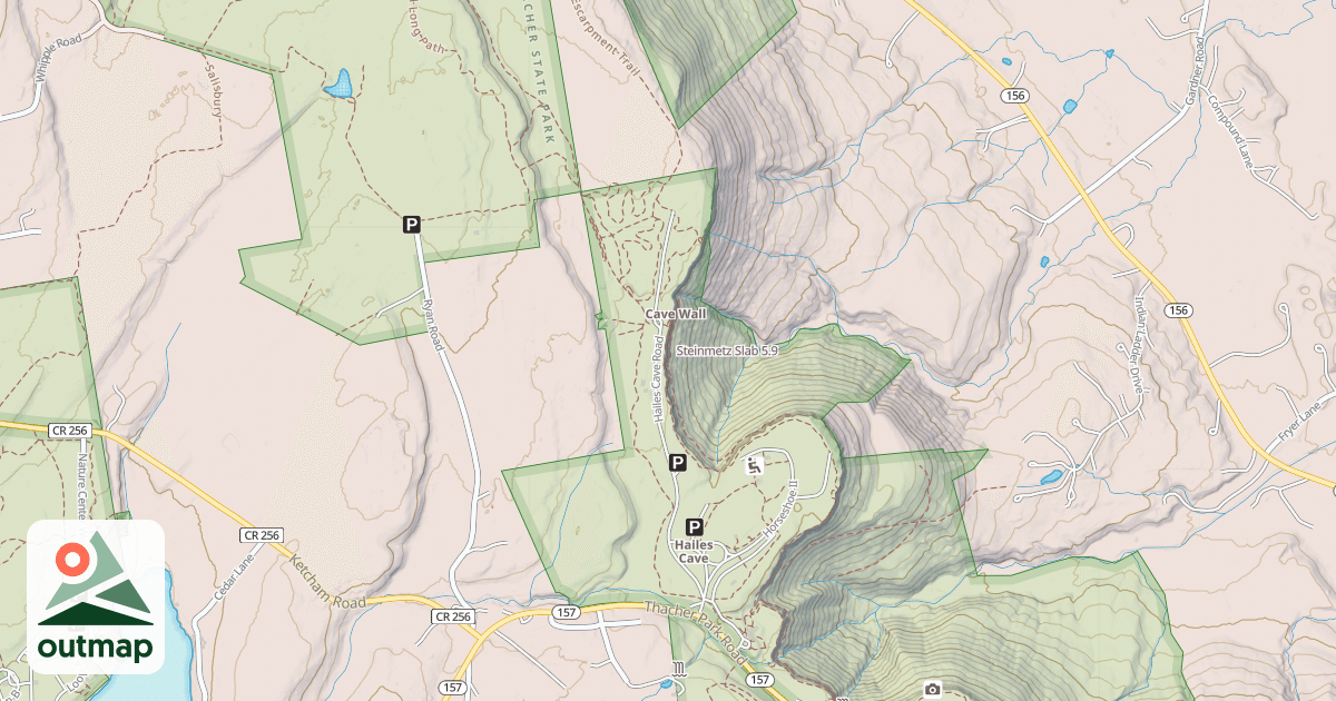 Map of Steinmetz Slab