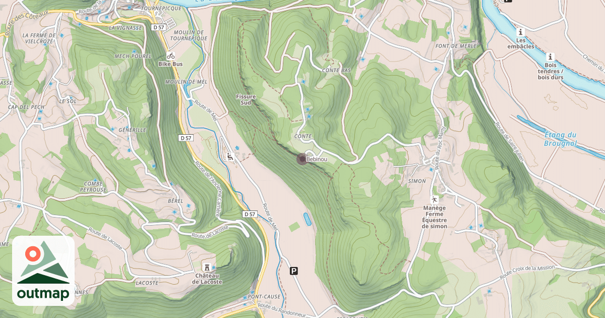 Map of Bebinou