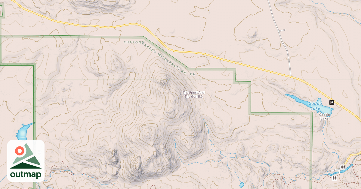 Map of The Priest And The Gun
