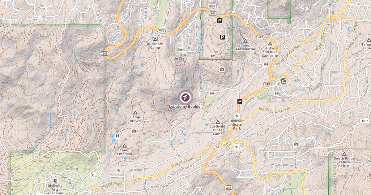 Map preview of Lobotomy Boulder