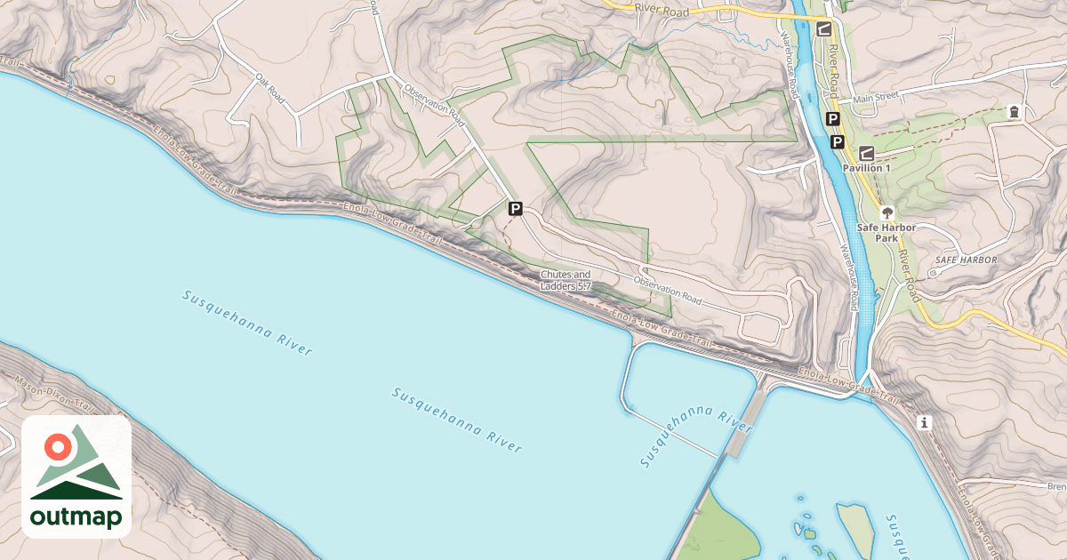 Map of Chutes and Ladders