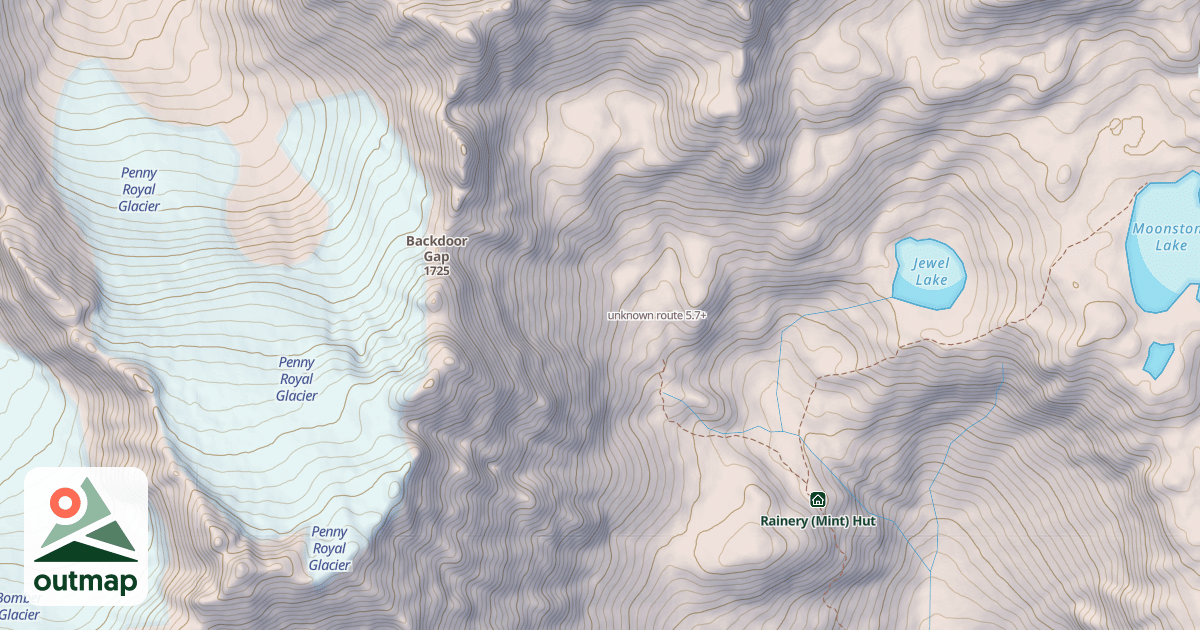 Map of unknown route