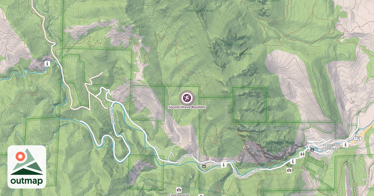 Map of Sound Wave Boulder