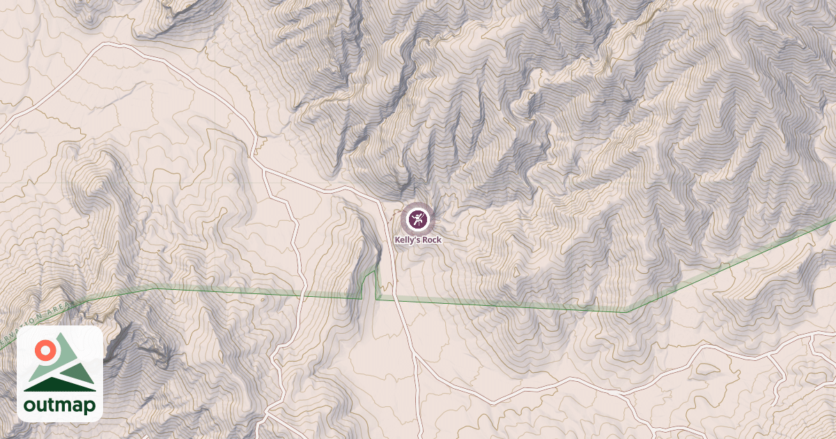 Map of Kelly's Rock