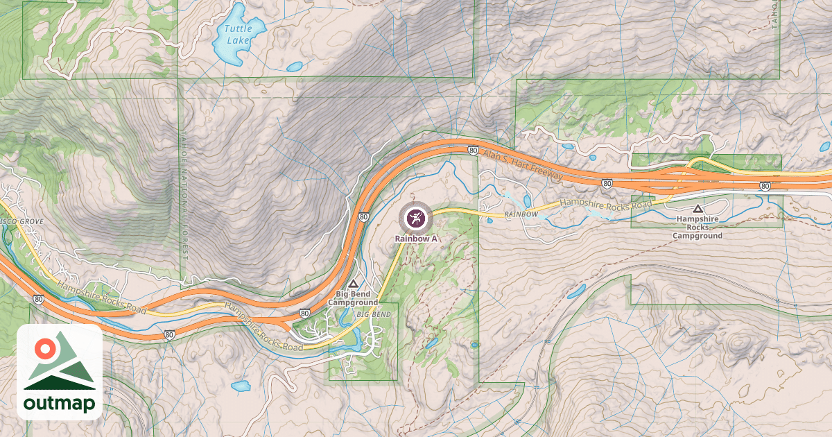 Map of Rainbow A