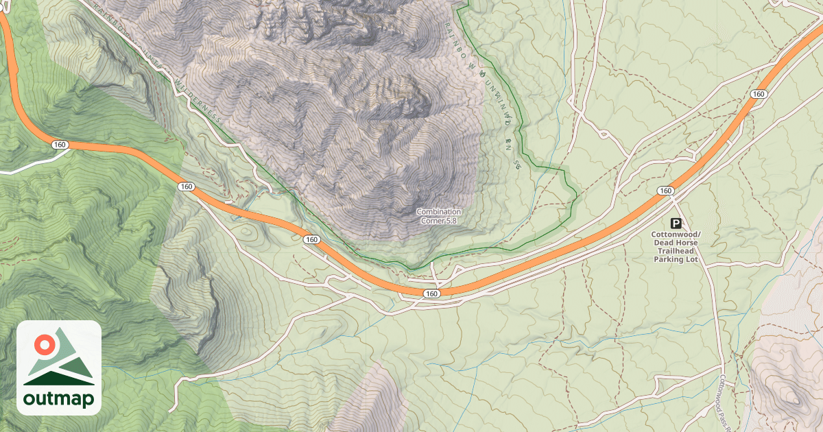 Map of Combination Corner