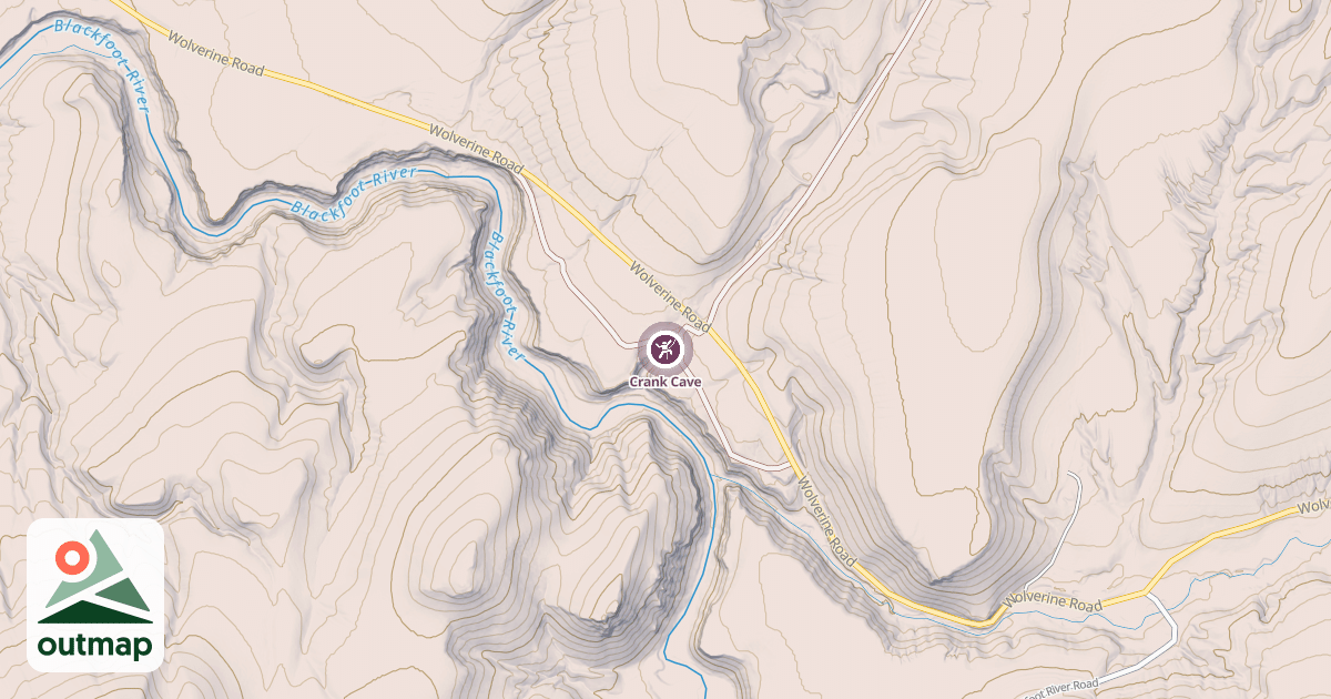 Map of Crank Cave