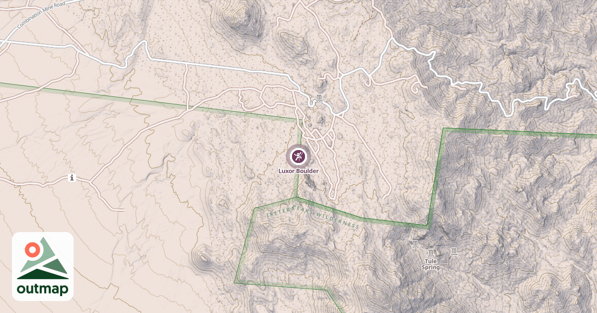 Map of Luxor Boulder