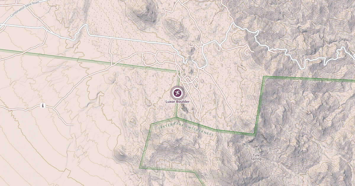 Map preview of Luxor Boulder