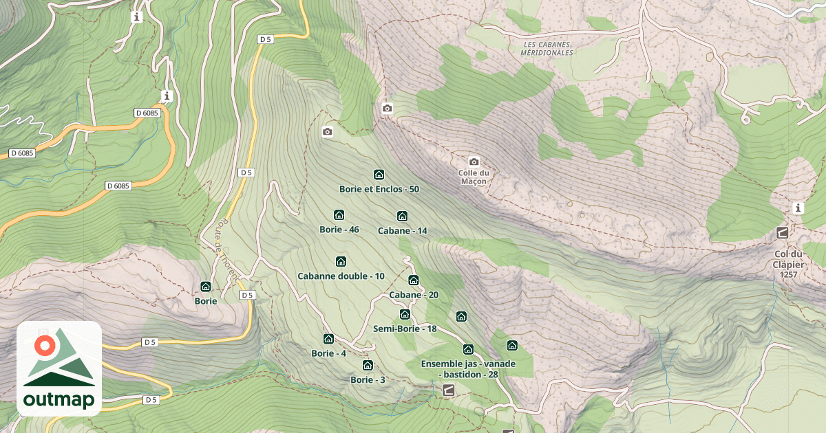 Map of Cabane - 12