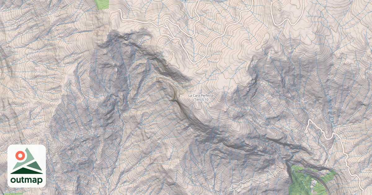 Map of La Cara Perfecta (Ten)