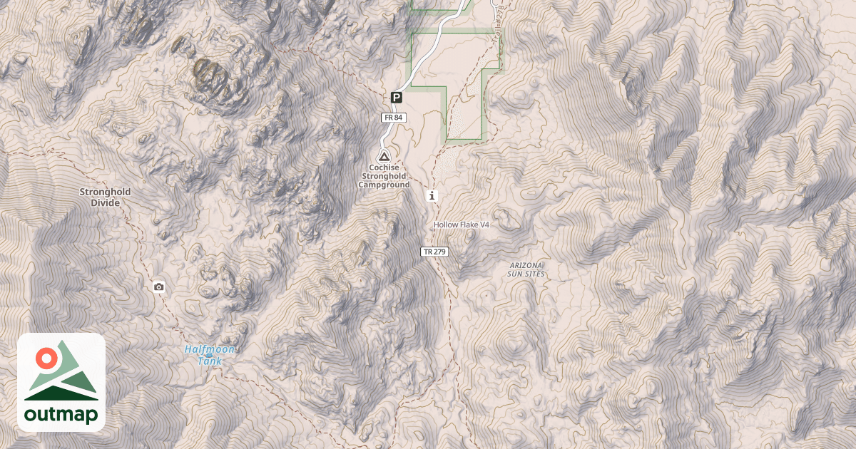 Map of Hollow Flake