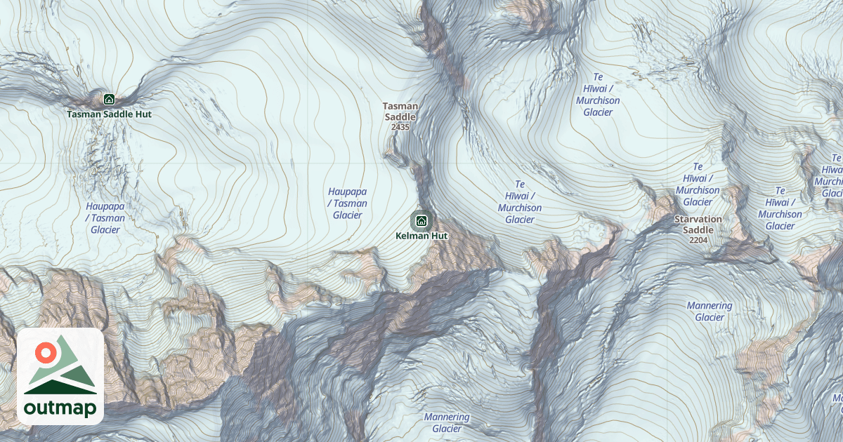 Map of Kelman Hut