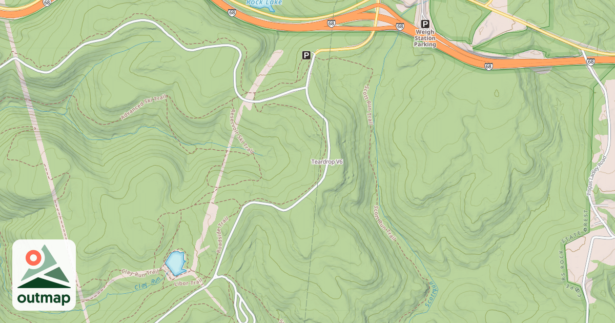 Map of Teardrop