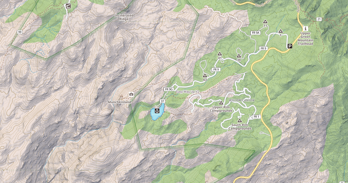 Map preview of Easy Way Up