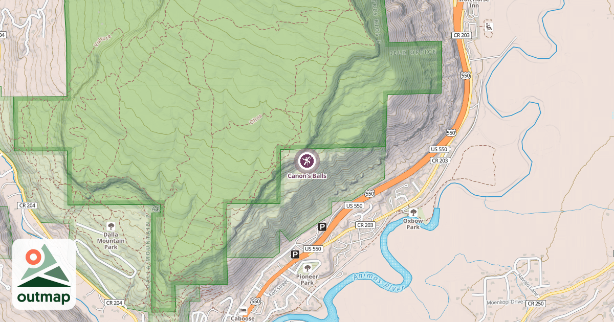 Map of Canon's Balls