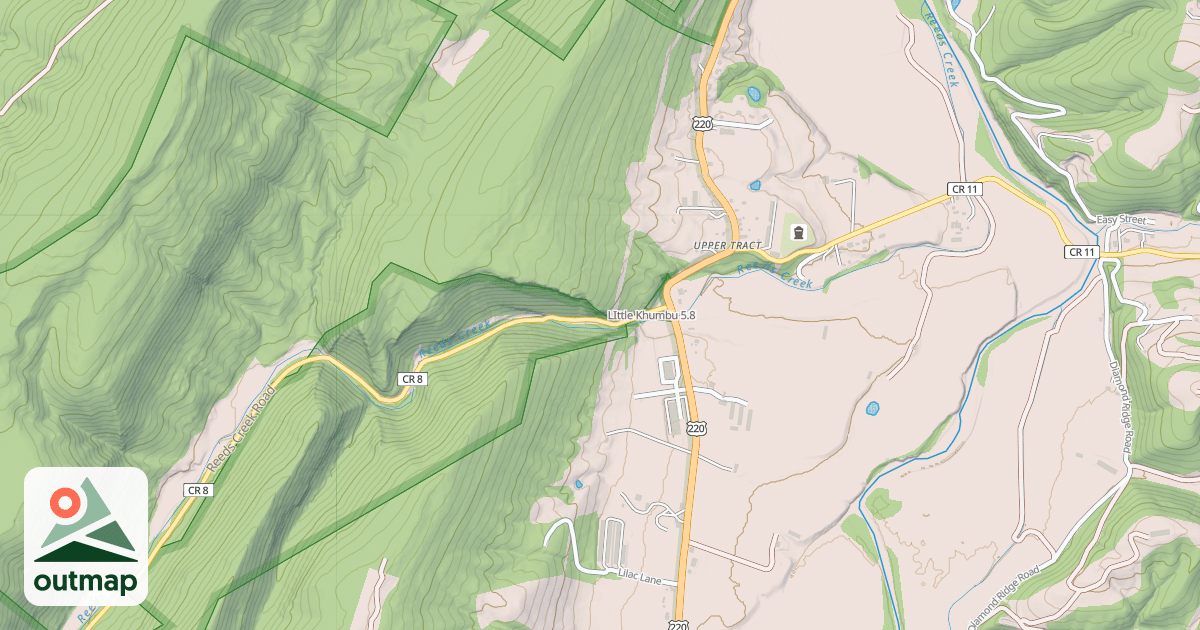 Map of LIttle Khumbu