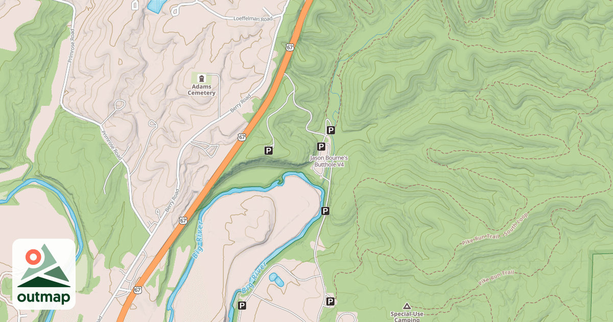 Map of Jason Bourne's Butthole