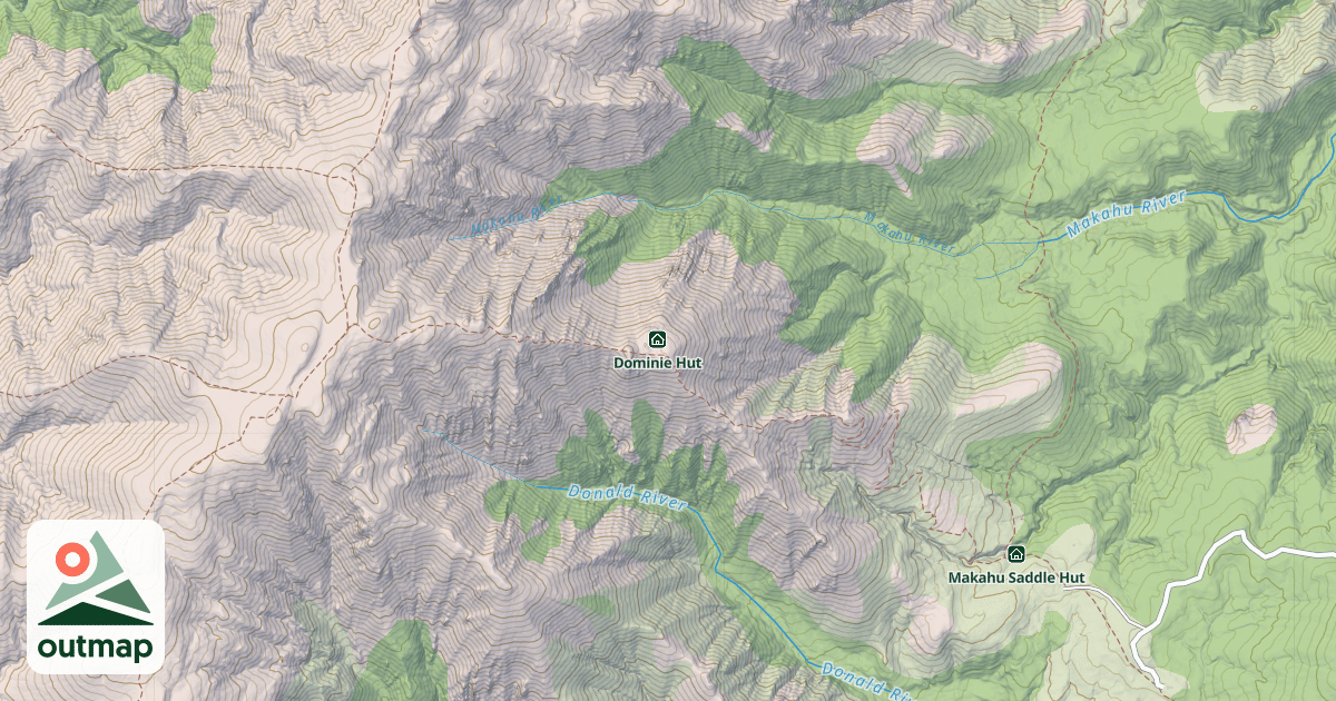 Map of Dominie Hut
