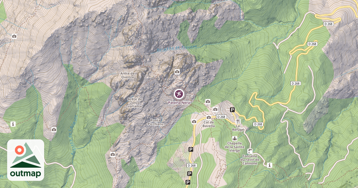 Map of Paterla Nera